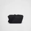 Bolso de hombro de Re-Nylon y piel Saffiano