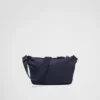Bolso de hombro de Re-Nylon y piel Saffiano Bolso de hombro de Re-Nylon y piel Saffiano