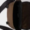 Bolso de hombro de Re-Nylon y piel Saffiano Bolso de hombro de Re-Nylon y piel Saffiano