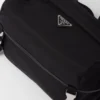 Bolso de hombro de Re-Nylon y piel Saffiano Bolso de hombro de Re-Nylon y piel Saffiano