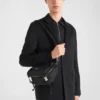 Bolso de hombro de Re-Nylon y piel Saffiano Bolso de hombro de Re-Nylon y piel Saffiano