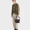 Bolso de hombro de Re-Nylon y piel Saffiano Bolso de hombro de Re-Nylon y piel Saffiano