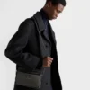 Bolso de hombro de Re-Nylon y Saffiano Bolso de hombro de Re-Nylon y Saffiano