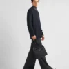 Bolso de hombro de Re-Nylon y Saffiano Bolso de hombro de Re-Nylon y Saffiano