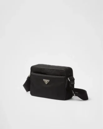 Bolso de hombro de Re-Nylon y Saffiano Bolso de hombro de Re-Nylon y Saffiano