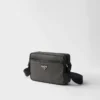 Bolso de hombro de Re-Nylon y Saffiano Bolso de hombro de Re-Nylon y Saffiano
