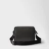 Bolso de hombro de Re-Nylon y Saffiano Bolso de hombro de Re-Nylon y Saffiano