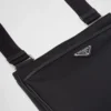 Bolso de hombro de Re-Nylon y Saffiano Bolso de hombro de Re-Nylon y Saffiano
