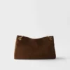 Bolso de hombro grande de ante Etude de Prada Bolso de hombro grande de ante Etude de Prada