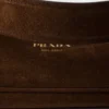 Bolso de hombro grande de ante Etude de Prada Bolso de hombro grande de ante Etude de Prada