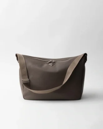 Bolso de hombro grande de piel