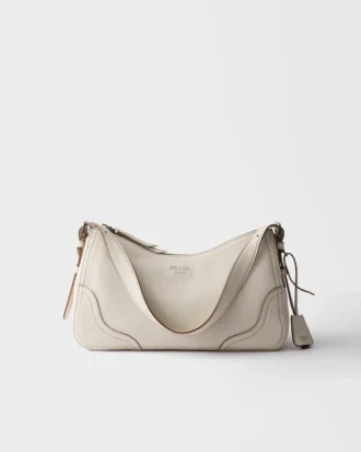 Bolso de hombro grande de piel Prada Aimae