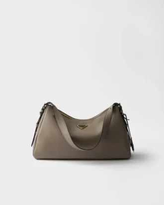 Bolso de hombro grande de piel Prada Aimae