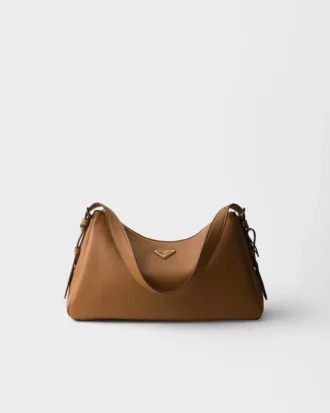 Bolso de hombro grande de piel Prada Aimae