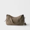 Bolso de hombro grande de piel Prada Aimae