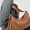 Bolso de hombro grande de piel Prada Aimae