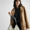 Bolso de hombro grande de piel Prada Aimae