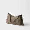 Bolso de hombro grande de piel Prada Aimae