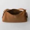Bolso de hombro grande de piel Prada Aimae