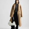 Bolso de hombro grande de piel Prada Aimae