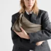 Bolso de hombro grande de piel Prada Aimae