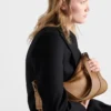Bolso de hombro grande de piel Prada Aimae Bolso de hombro grande de piel Prada Aimae