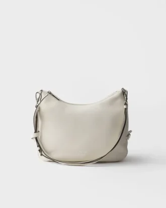Bolso de hombro grande de piel Prada Fold