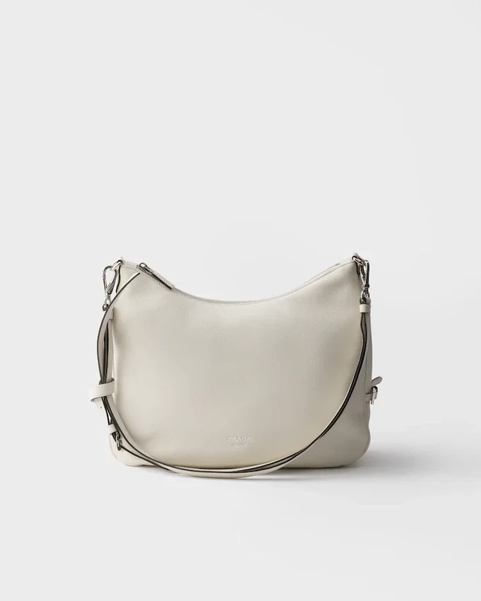 Bolso de hombro grande de piel Prada Fold Bolso de hombro grande de piel Prada Fold
