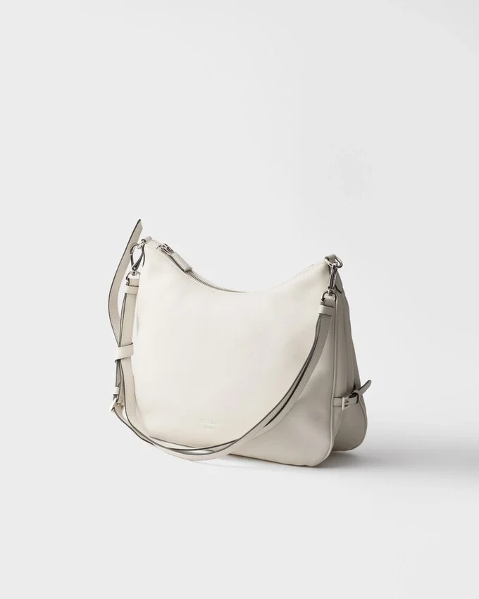 Bolso de hombro grande de piel Prada Fold Bolso de hombro grande de piel Prada Fold