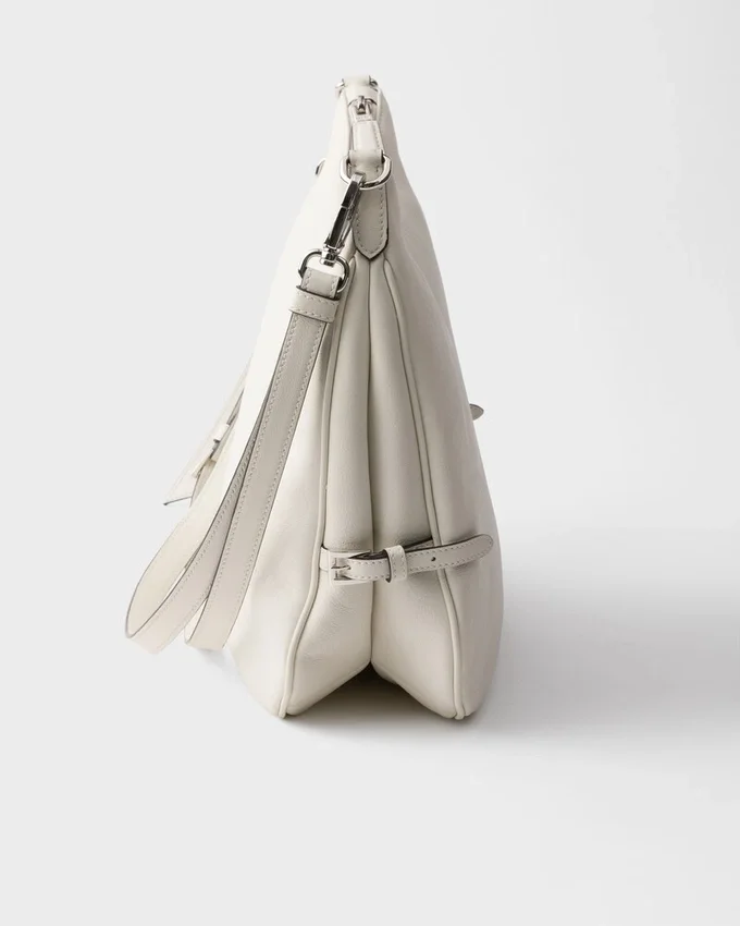 Bolso de hombro grande de piel Prada Fold Bolso de hombro grande de piel Prada Fold