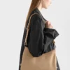 Bolso de hombro grande de piel Prada Fold Bolso de hombro grande de piel Prada Fold
