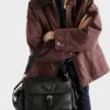Bolso de hombro grande Prada Explore de piel napa con solapa Bolso de hombro grande Prada Explore de piel napa con solapa