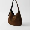 Bolso de hombro mediano de ante Bolso de hombro mediano de ante