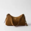 Bolso de hombro mediano de ante Prada Aimae