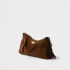 Bolso de hombro mediano de ante Prada Aimae Bolso de hombro mediano de ante Prada Aimae