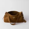 Bolso de hombro mediano de ante Prada Aimae