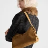 Bolso de hombro mediano de ante Prada Aimae