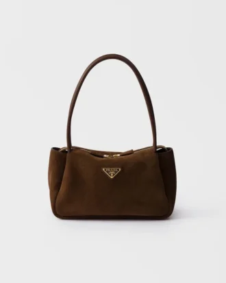 Bolso de hombro mediano de ante Prada Darling