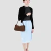 Bolso de hombro mediano de ante Prada Darling Bolso de hombro mediano de ante Prada Darling