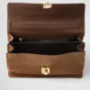 Bolso de hombro mediano de ante Prada Soft de Prada Bolso de hombro mediano de ante Prada Soft de Prada