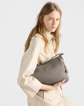 Bolso de hombro mediano de piel
