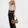 Bolso de hombro mediano de piel Bolso de hombro mediano de piel