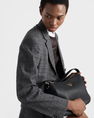 Bolso de hombro mediano de piel