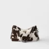 Bolso de hombro mediano de piel estampada Prada Aimae Bolso de hombro mediano de piel estampada Prada Aimae