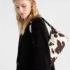 Bolso de hombro mediano de piel estampada Prada Aimae Bolso de hombro mediano de piel estampada Prada Aimae