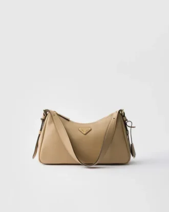Bolso de hombro mediano de piel Prada Aimae