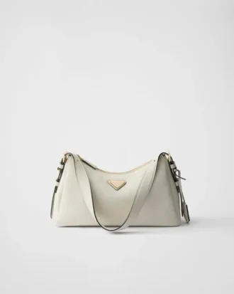 Bolso de hombro mediano de piel Prada Aimae