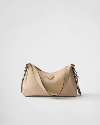 Bolso de hombro mediano de piel Prada Aimae