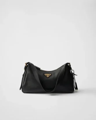 Bolso de hombro mediano de piel Prada Aimae