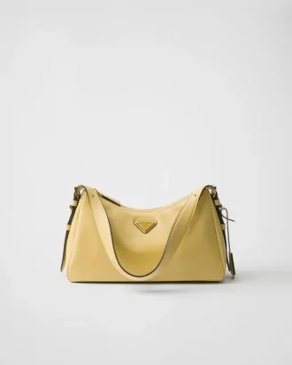 Bolso de hombro mediano de piel Prada Aimae